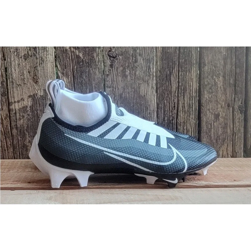 NWT Nike Vapor Edge Pro 360 Black/White Football Cleats Sz 8.5 New No Box‎
